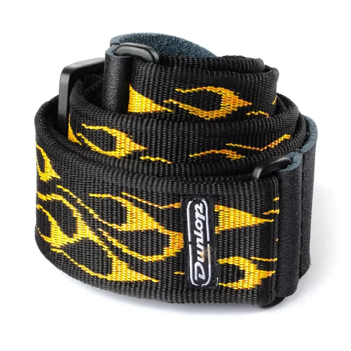Dunlop Classic Flame Orange/Yellow Strap
