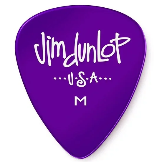 Dunlop Gels Guitar Pick 12-Pack – Purple (Medium)
