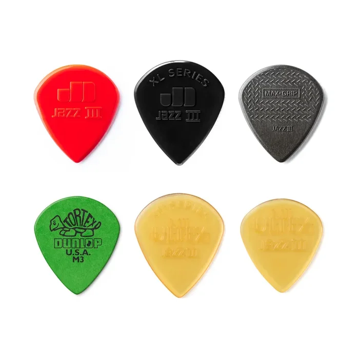 Dunlop Jazz III Pick Variety Pack – 6 Pack