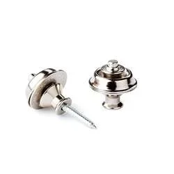 Dunlop Nickel Dual Design Straplock System – Nickel