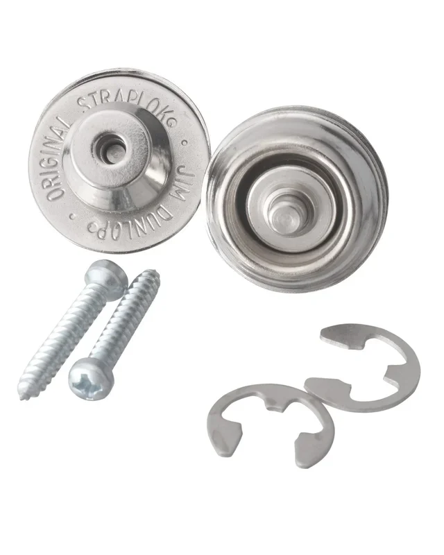 Dunlop Straplok System, Dual Design, Nickel