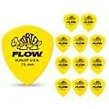 Dunlop Tortex Flow Guitar Picks STD-12/PLYPK .73 mm 12 Pack