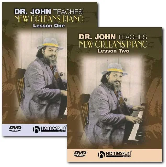DVD – Dr.John Teaches New Orleans Piano: Two DVD Set