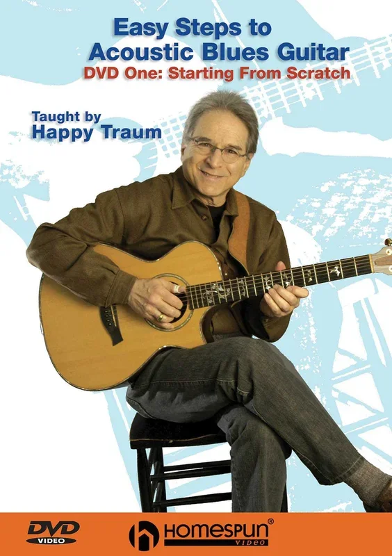 DVD – Easy Steps to Acoustic Blues Guitar: Vol. 1 – Starting From Scratch