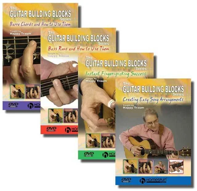 DVD – Happy Traum’s Guitar Building Blocks: Four DVD Set