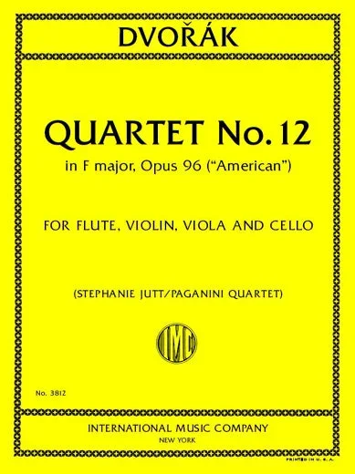 Dvořák: Quartet No. 12 in F Major, Op. 96 “American ” (arr. for Flute quartet)
