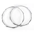 DW 10 Lug True Hoop Batter and Snare Side Pair 14 in. Chrome
