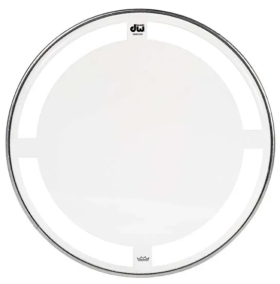 DW 12″ Coated Clear Drumhead