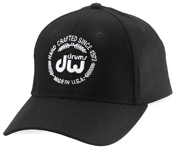 DW Hat Laurel Logo – Black