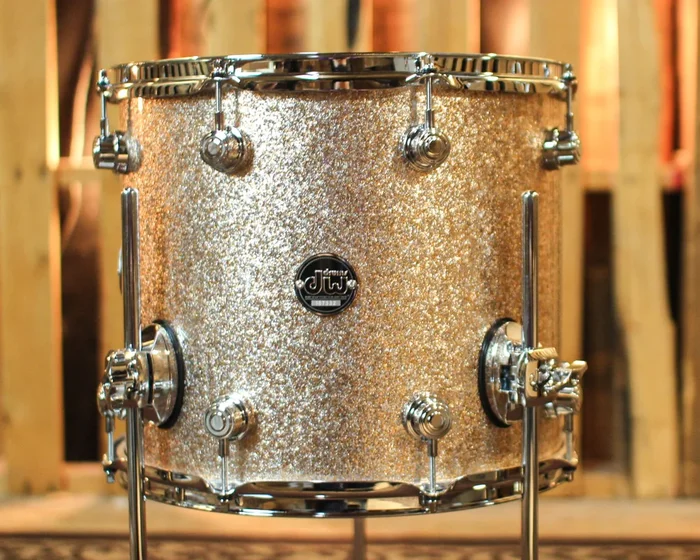 DW Performance Bermuda Sparkle Floor Tom – 12×14