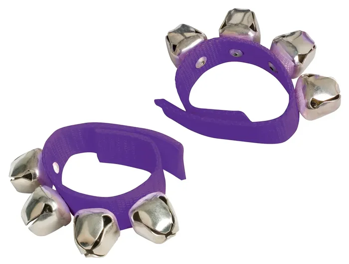 DXP Wrist Bells Purple – 4 Bells on Velcro Strap