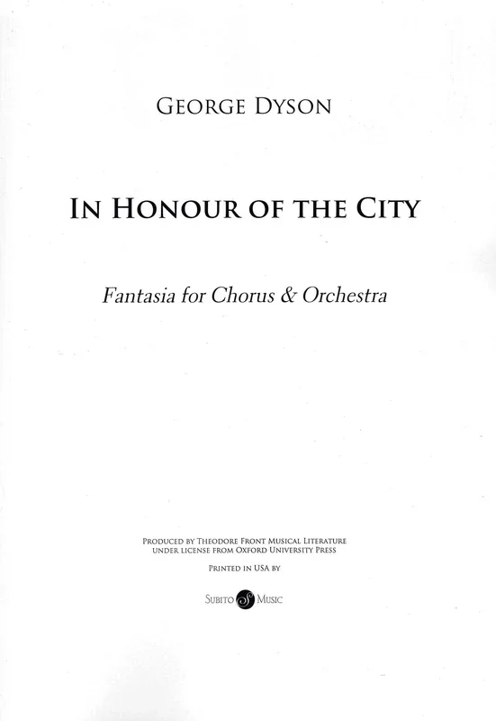 Dyson: In Honour of the City
