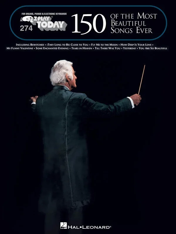 E-Z Play Piano 274, 150 Most Beautiful Songs Ever
