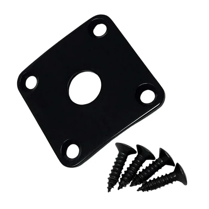 Eagle Les Paul Style Plastic Jack Plate – Black