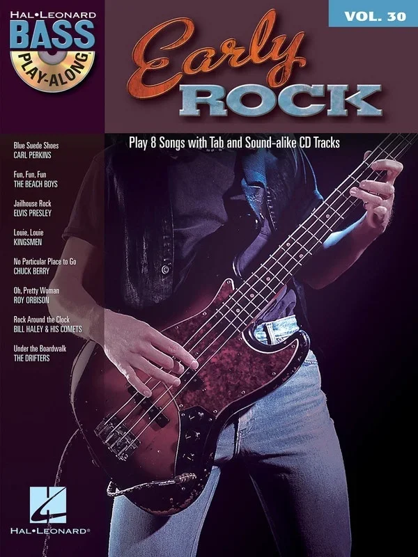 Early Rock Bass Play Along V30 Book/CD (Softcover Book/CD)