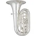 Eastman EBB534 Professional Series 4-Valve 4/4 BBb Tuba Silver Yellow Brass Bell