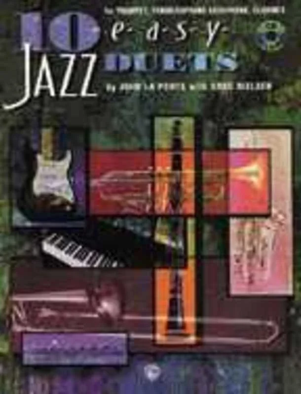 Easy Jazz Duets 10 B Flat Instr Book/CD