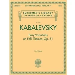 Easy Variations on Folk Themes, Op. 51 – Piano