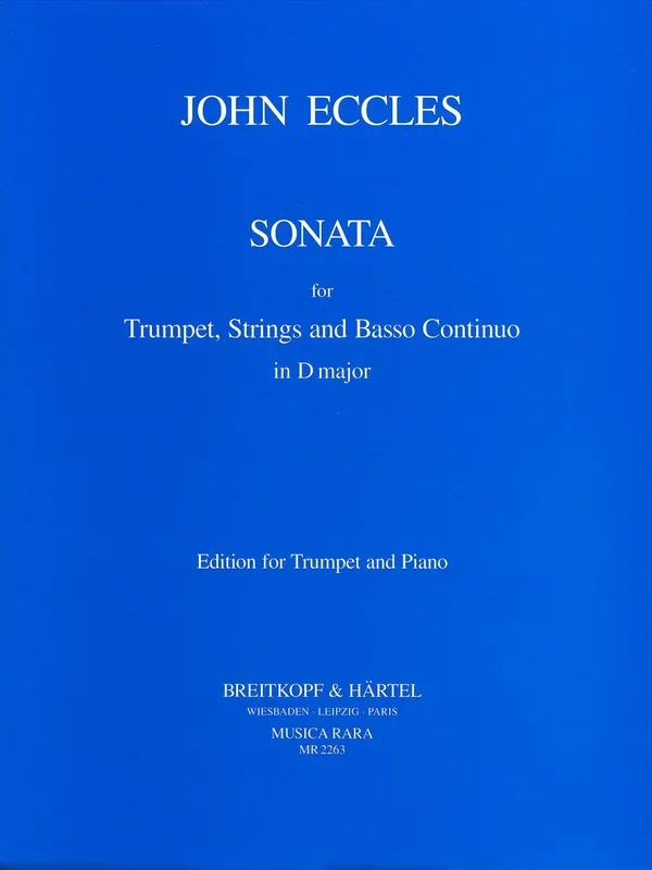 Eccles: Trumpet Sonata in D Major