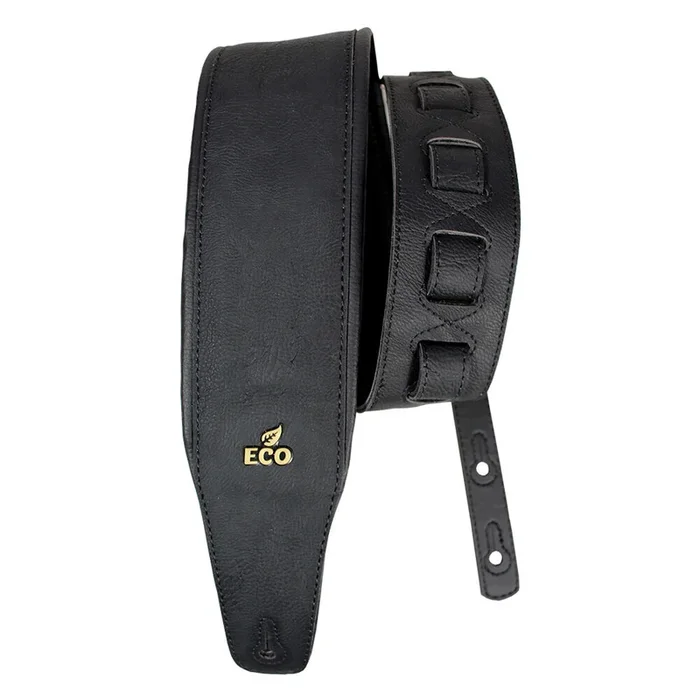EcoStrap Bass Guitar Strap – EcoBassSoft – Adjustable Black 37″ to 56″