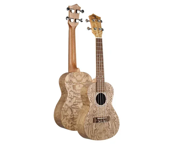 Eddy Finn Concert Uke – Swamp ASH Natural