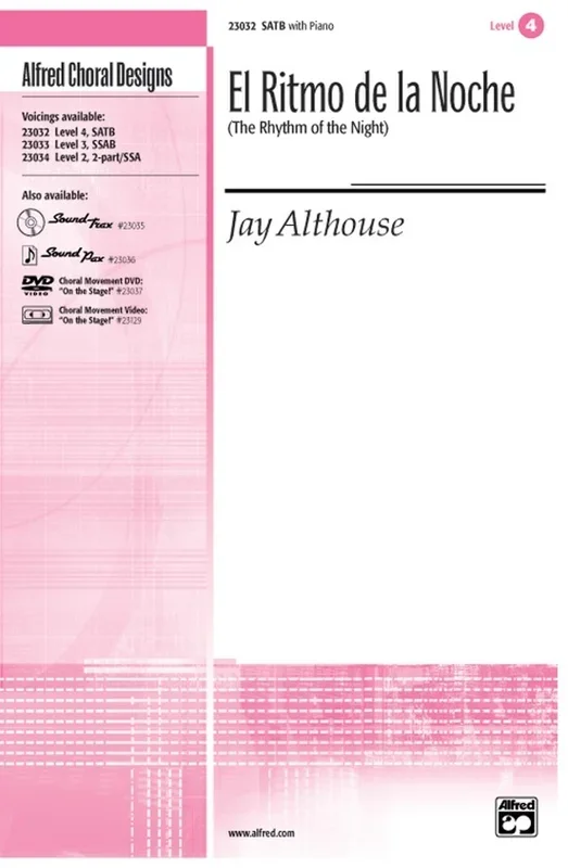 El Ritmo De La Noche SATB/Piano Level 4