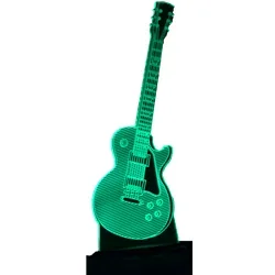 Electric Guitar Les Paul 3D LED Lamp
