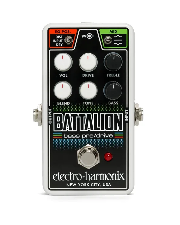 Electro Harmonix Nano Battalion Bass Preamp & Overdrive Pedal