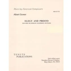 Elegy and Presto – Oboe (or Soprano Saxophone) and Piano