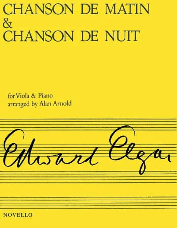 Elgar Chanson De Matin/De Nuit Vla/Piano( (Softcover Book)