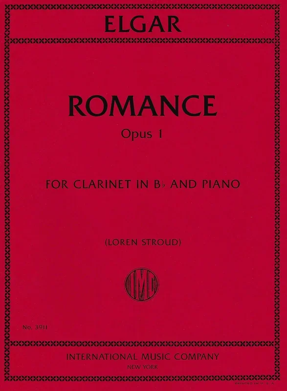 Elgar: Romance, Op. 1 (arr. for clarinet & piano)