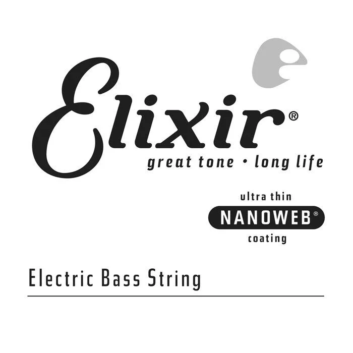 Elixir 15400 Nanoweb Single Bass String .100 Gauge