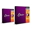 Elixir 80/20 Bronze Acoustic Guitar Strings with NANOWEB Coating, Light (.012-.053) 2-Pack Standard