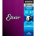 Elixir 80/20 Bronze Acoustic Guitar Strings with POLYWEB Coating, Extra Light (.010-.047) Standard