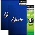 Elixir Electric Guitar Strings With OPTIWEB Coating, Custom Light (.009-.046) 2-Pack Standard