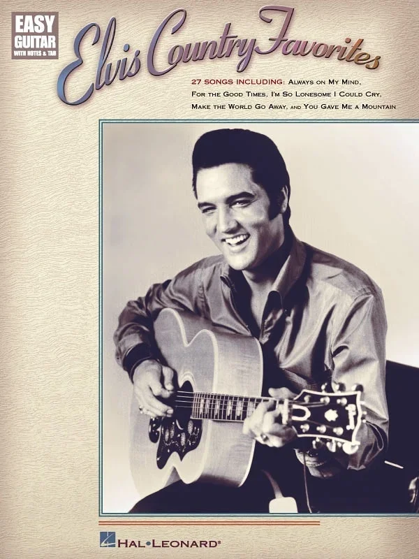 Elvis Country Favorites Easy Guitar Notes and TAB (Softcover Book)