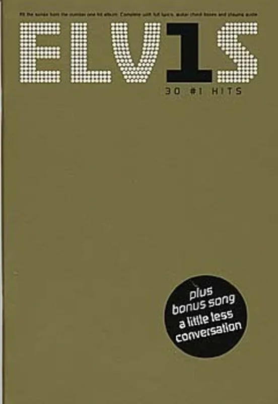 Elvis Presley – Elvis 30 No 1 Hits Chord Book (Softcover Book)