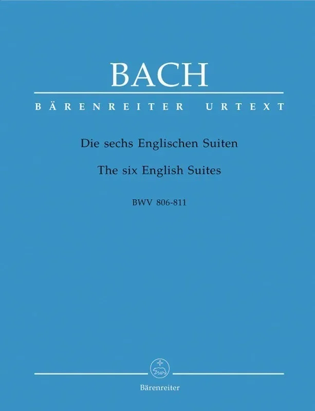 English Suites 6 Bwv 806-811 Urtext (Softcover Book) Urtext Edition Book