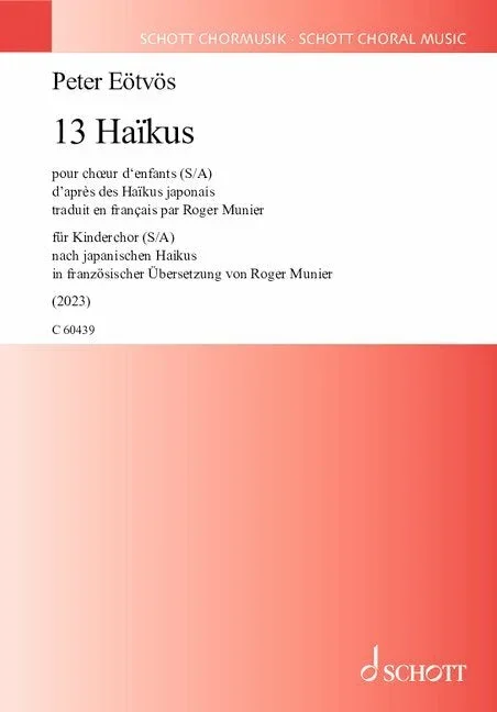 Eötvös: 13 Haïkus