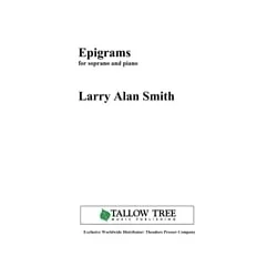 Epigrams – Soprano and Piano