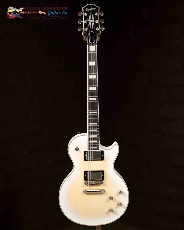 Epiphone Les Paul Prophecy Electric Guitar – Aged White Tiger Burst (New)