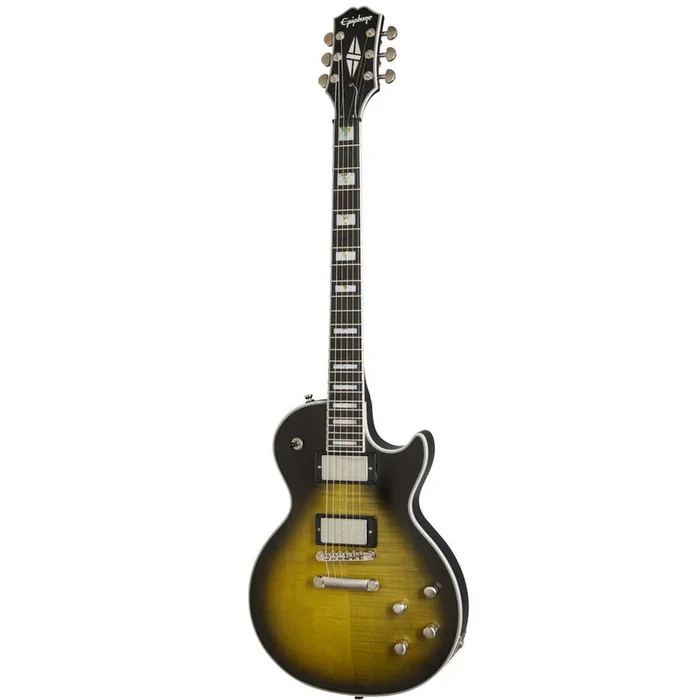 Epiphone Prophecy Les Paul LP Electric Guitar Olive Tiger – EILYLTABNH1