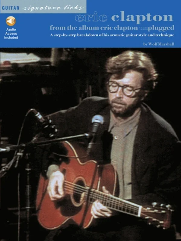 Eric Clapton – Unplugged Signature Licks TAB Book/Online Audio (Softcover Book/Online Audio)