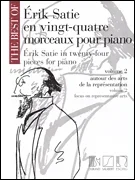 Erik Satie in 24 Pieces, Vol. 2 – Piano
