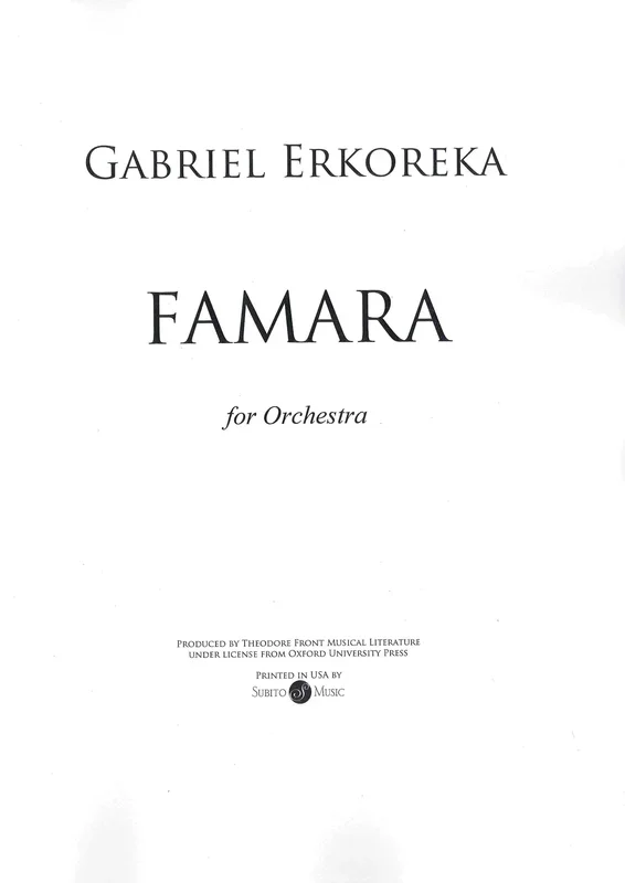 Erkoreka: Famara