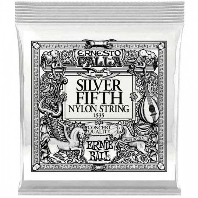 Ernie Ball 1535 Single Classical Guitar String Silver 5th