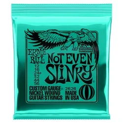 Ernie Ball 2626 Not Even Slinky Electric Guitar Strings for Drop Tuning – Nickel Wound (12-56)