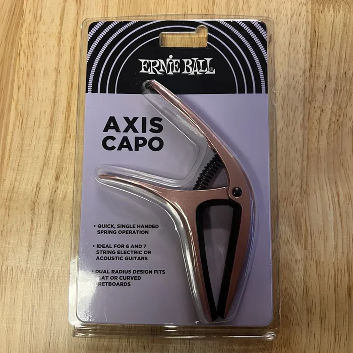 Ernie Ball Axis Capo – Rose Gold