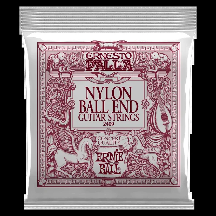 Ernie Ball Ernesto Palla Black and Gold Ball-End Nylon Classical Guitar String