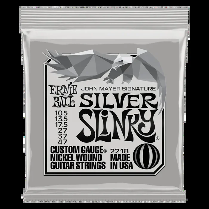 Ernie Ball John Mayer Silver Slinky Signature Electric Guitar Strings 10.5-47